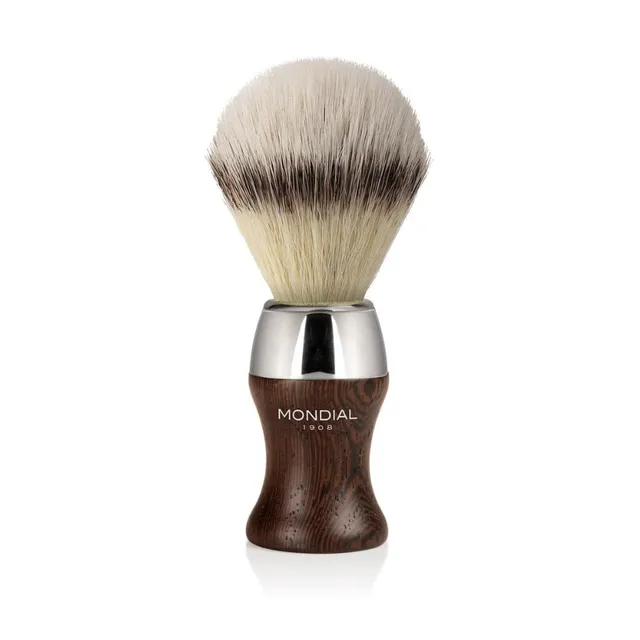 mondial-1908-heritage-pennello-da-barba-weng-con-fibra-ecosilvertip image 1