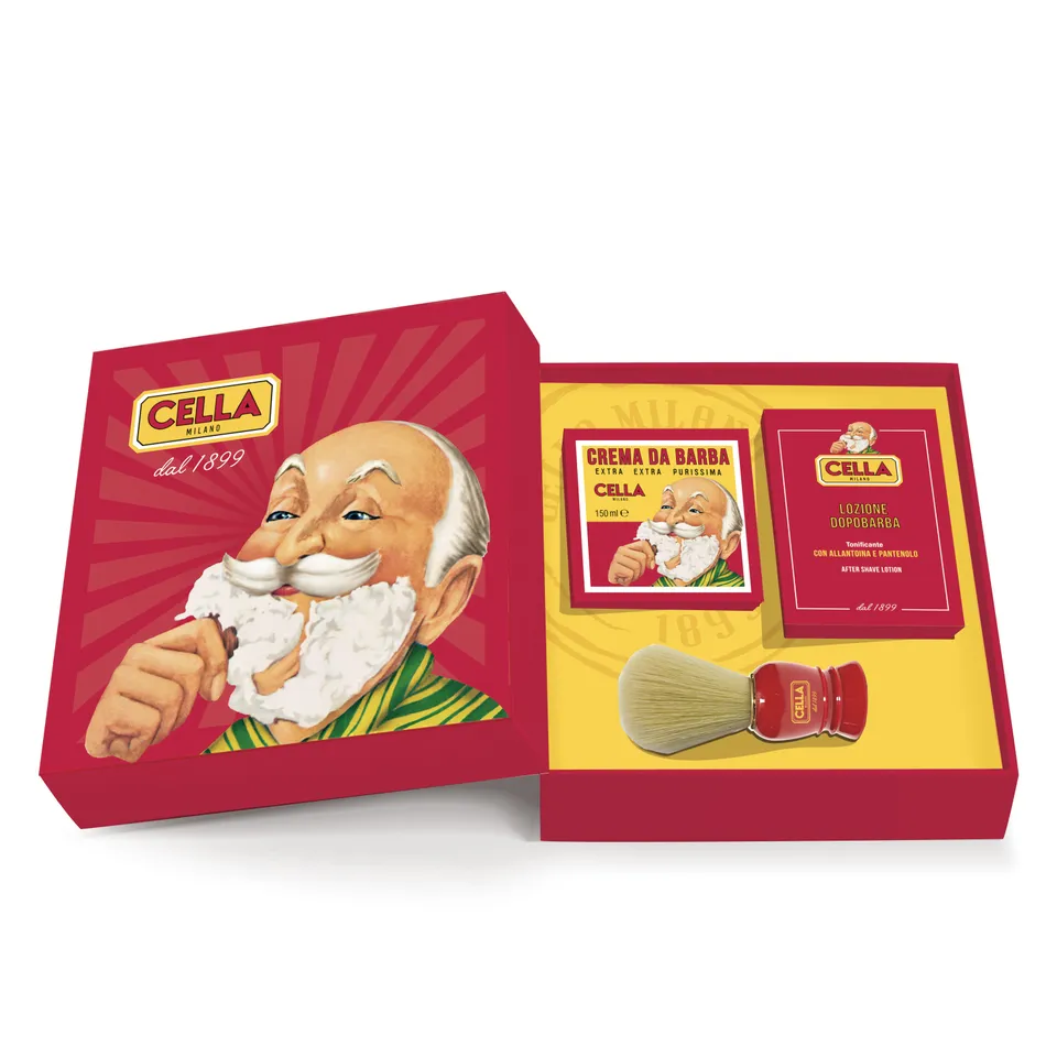 cella-milano-1899-extra-extra-set-rasatura-ciotola-crema-150-ml-lozione-dopobarb image 1