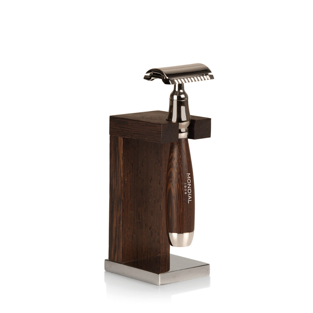 mondial-1908-prestigio-weng-rasoio-da-barba-con-supporto-in-legno image 3