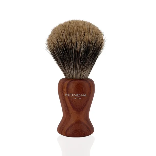mondial-1908-pennello-da-barba-baylis-l-in-resina-avorio-con-tasso-best-badger image 1
