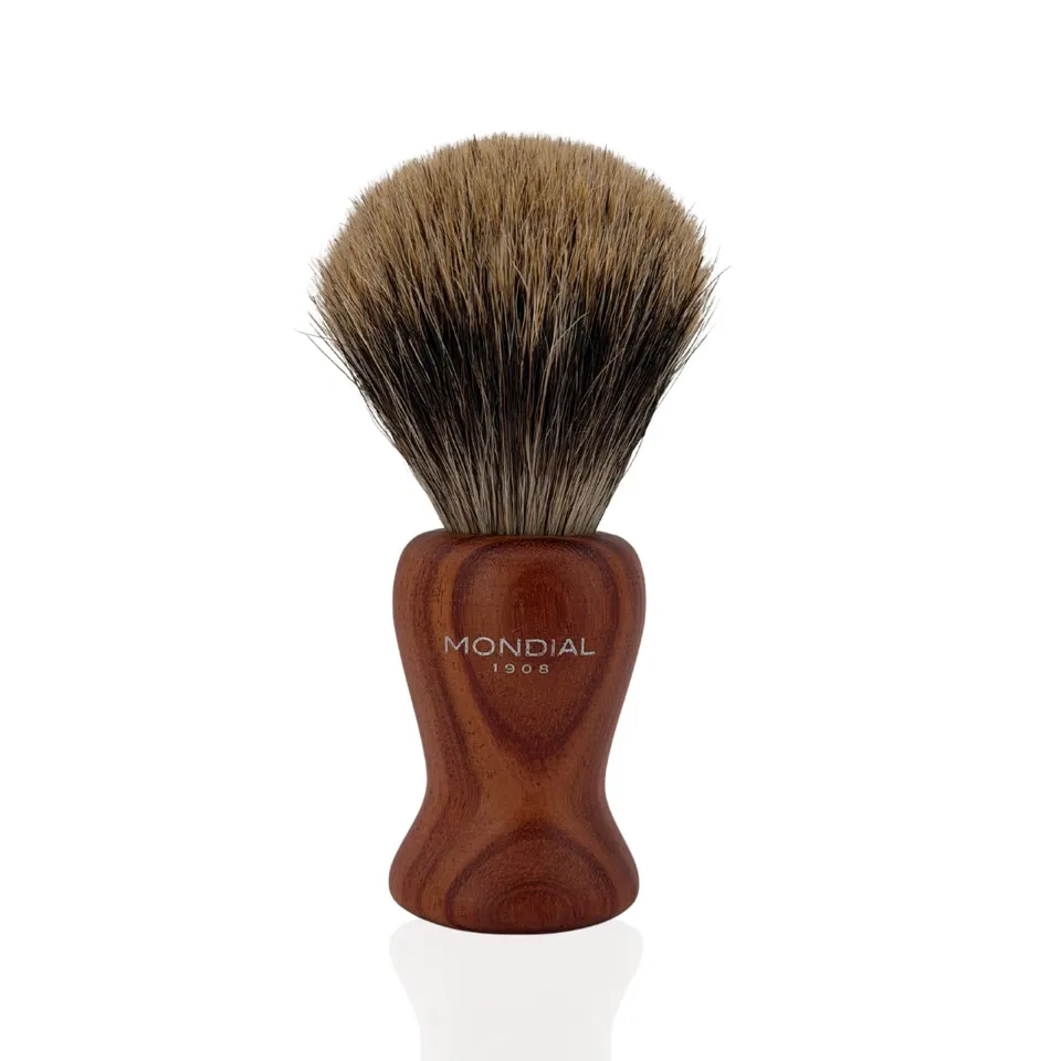 mondial-1908-pennello-da-barba-baylis-l-in-resina-avorio-con-tasso-best-badger image 1