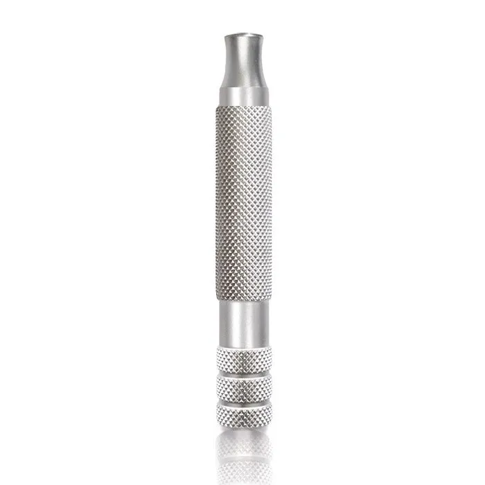 the-goodfellas-smile-impero-manico-in-acciaio-inox-per-rasoio-di-sicurezza-90mm image 1