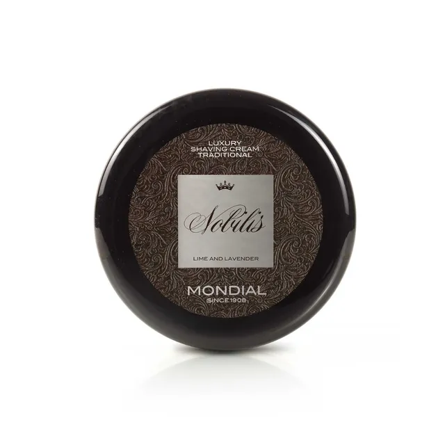 mondial-1908-nobilis-crema-da-barba-solida-150ml-in-ciotola-plexiglass image 1