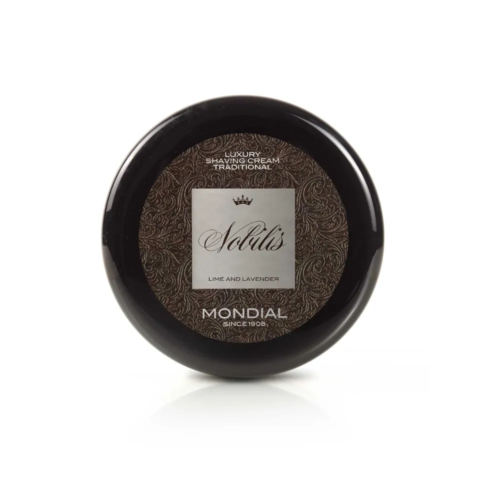 mondial-1908-nobilis-crema-da-barba-solida-150ml-in-ciotola-plexiglass image 1