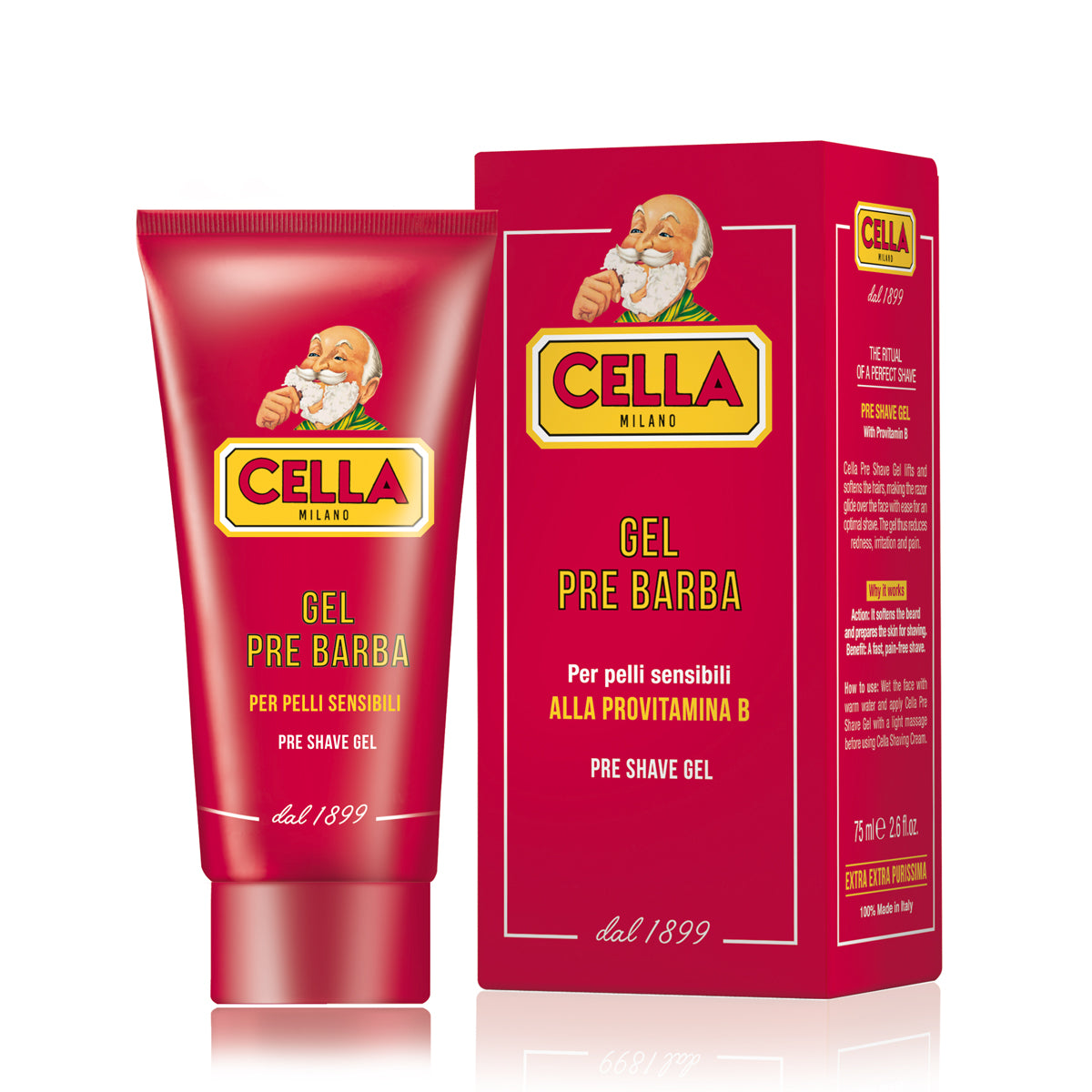 cella-milano-1899-extra-extra-gel-pre-barba-75-ml-con-provitamina-b image 2