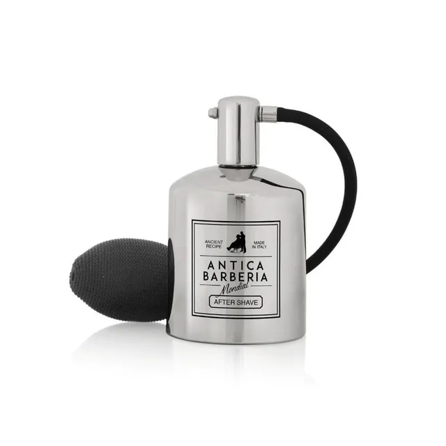 mondial-1908-antica-barberia-atomizzatore-aftershave-a-pompetta-metallo-cromato- image 1