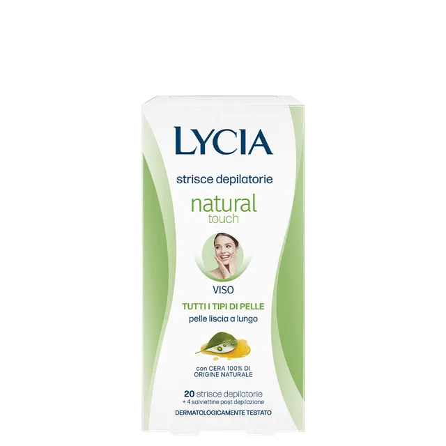 lycia-natural-touch-strisce-depilatorie-viso image 1