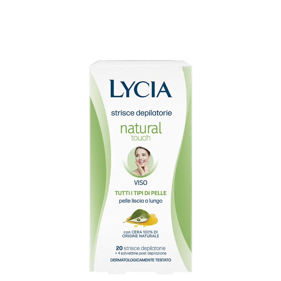 lycia-natural-touch-strisce-depilatorie-viso image 1