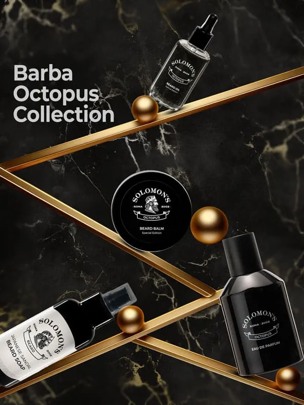 solomon-s-beard-barba-octopus-special-collection-beard-shampoo-beard-balm-corpo- image 1