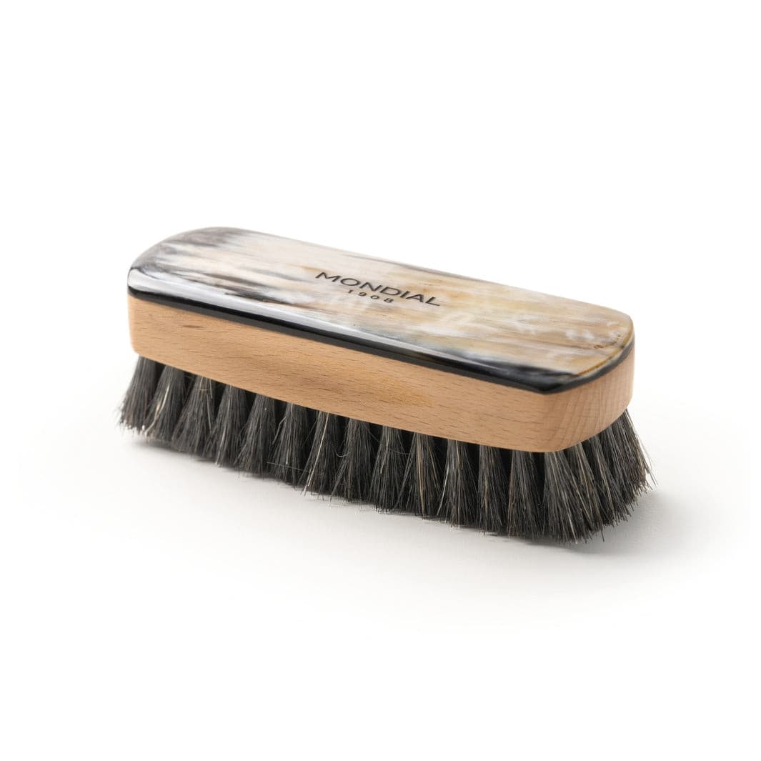 mondial-1908-spazzola-da-scarpe-rettangolare-120-mm-in-corno-naturale-e-setola-n image 1