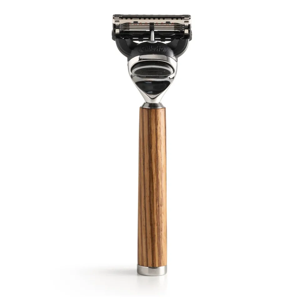 mondial-1908-rasoio-mythos-zebrano-fusion-5-lame-con-manico-in-legno-pregiato image 1