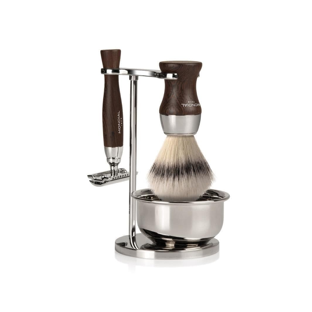mondial-1908-heritage-set-da-barba-in-weng-con-pennello-super-badger-e-rasoio-di image 1