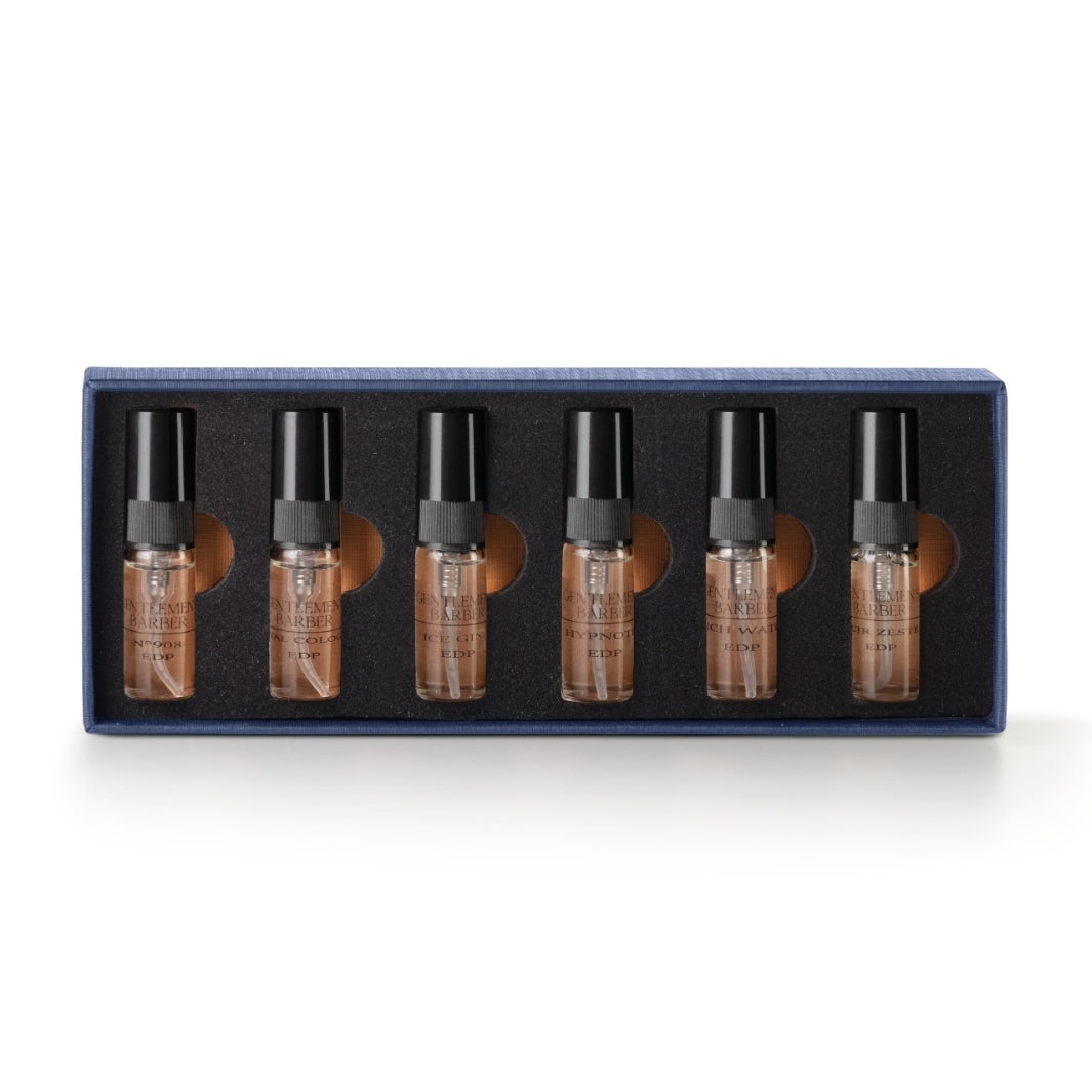 mondial-1908-gentlemen-s-barber-collezione-privata-set-6-campioni-profumo-uomo image 1